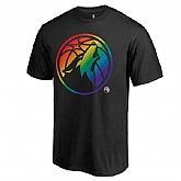 Men's Minnesota Timberwolves Fanatics Branded Black Team Pride T-Shirt FengYun,baseball caps,new era cap wholesale,wholesale hats